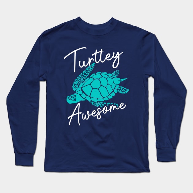 Coral Reef | Turtley Awesome Long Sleeve T-Shirt by fancimpuk